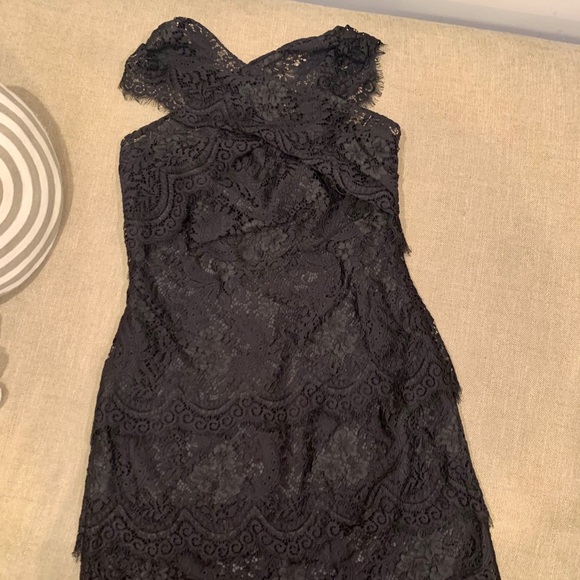 Gorgeous Cocktail Dress -Black Lace - Picture 5 of 6